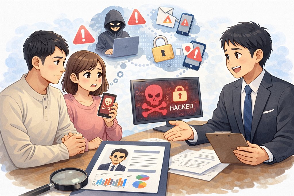 ハッキング調査