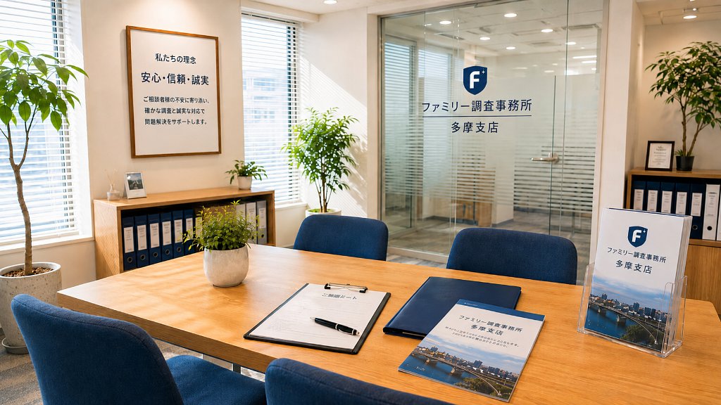 ファミリー調査事務所 多摩支店の相談室
