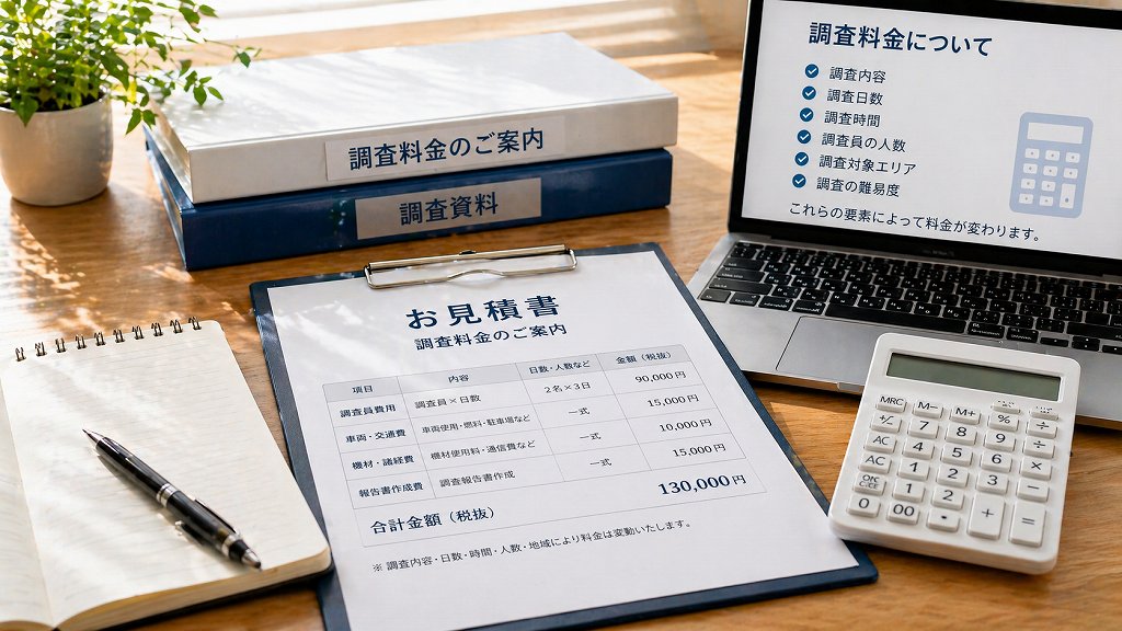 ファミリー調査事務所 多摩支店 調査料金のご案内