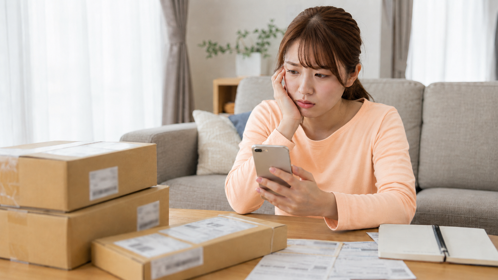 荷物転送の報酬が支払われずSNSの募集者と連絡が取れない女性