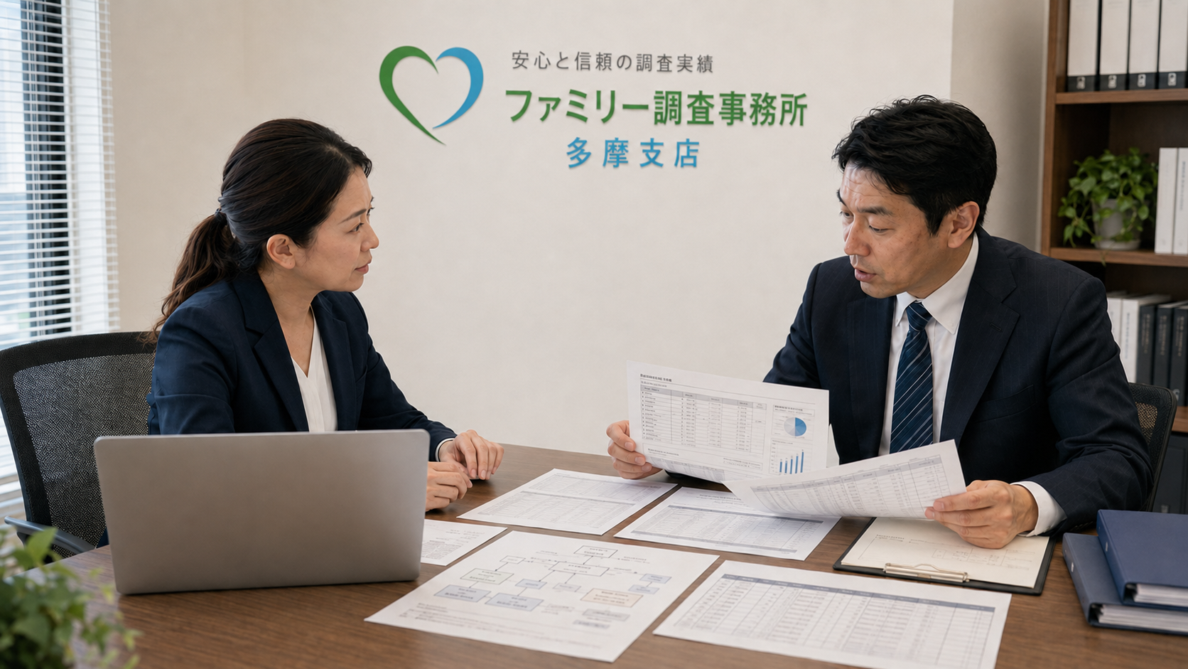 多摩地域で親族会社の事務所と営業実態を確認する企業調査