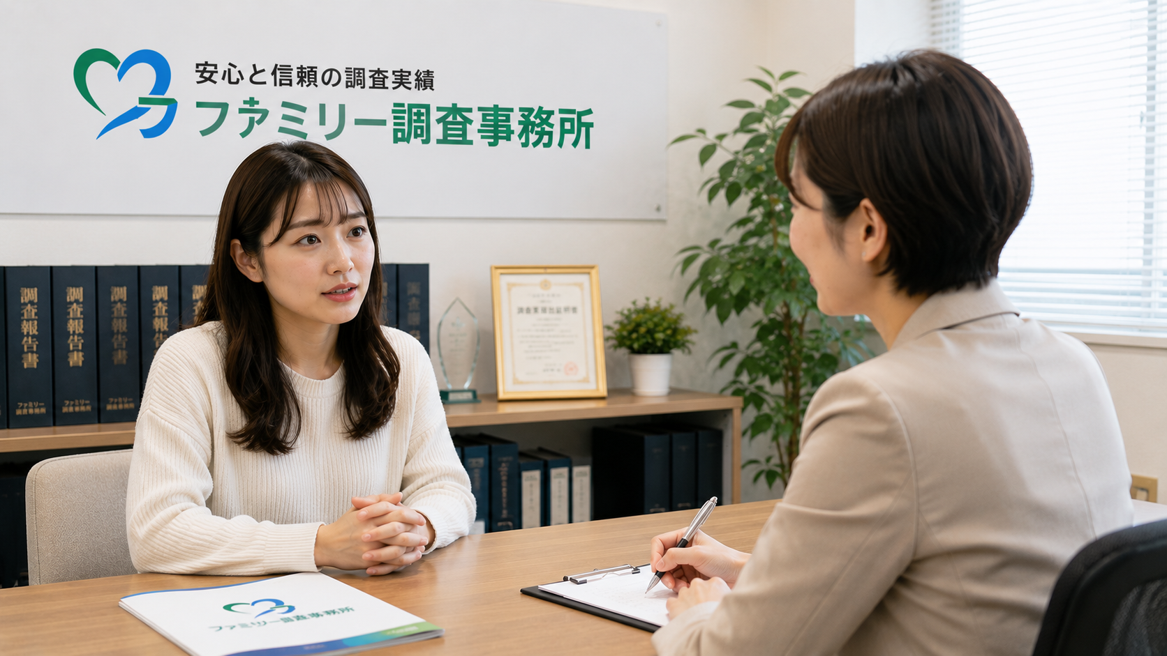 住所が分からない人を探すため居住地域や利用路線などを整理する様子